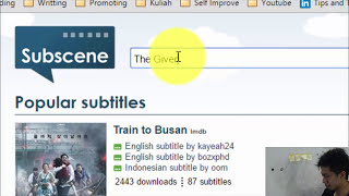 Cara Download Subtitle Indonesia Untuk Film atau Video