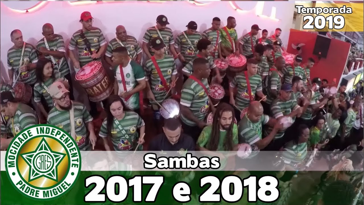 Mocidade 2017 e 2018 - Bateria no Salgueiro Convida - Apoteose ao vivo - 