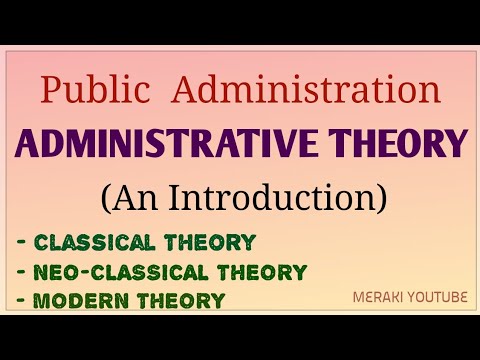UGC NET | Public Administration - ADMINISTRATIVE  THEORY - An Introduction |