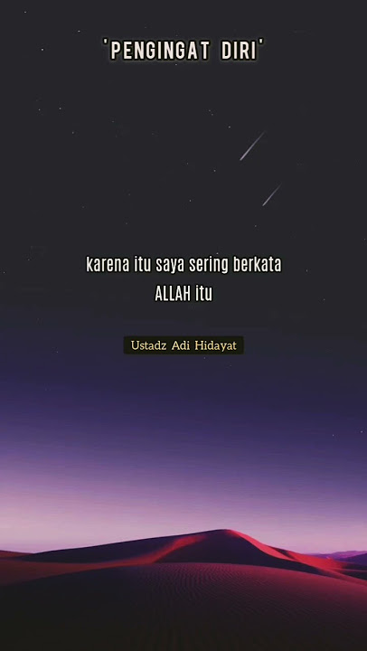 Setiap Manusia Memiliki Kesempatan Bertaubat || Ceramah singkat Ustadz Adi Hidayat