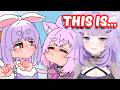 Okayu Watches Her Kissing Clip With Pekora【Hololive】 thumbnail