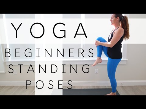28min Beginner Standing Poses | Learn Yoga Poses | Beginner Yoga | Standing Yoga Poses for Beginners