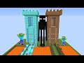 1$ GÜVENLİ KULE EV VS 1000$ GÜVENLİ KULE EV 😱 - Minecraft