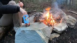 First time winter camping in Nova Scotia