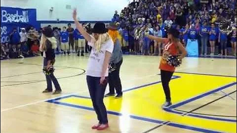 Lee High School Social Studies Teachers Lipsync to 22-Pep Rally 2013