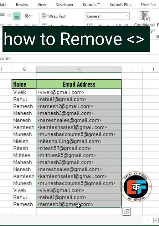 how-to-remove-symbol-in-gmai-id-excel-excel-youtube