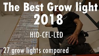 The best grow light 2018 - HID CFL & LED compared