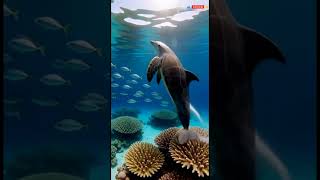 aquatic animals looking cool in sea #aquatic #animals #turtle #fish #aquarium #viralai #viralshorts