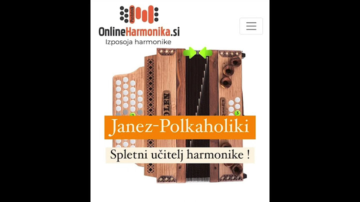Janez Polkaholiki /SPLETNO UČENJE HARMONIKE / NOTE HARMONIKA /