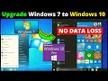 How To Upgrade Windows 7 To Windows 10 Pro For Free Without Losing Any Data | Still Works (2021)