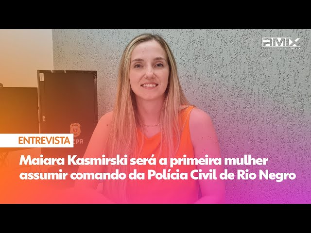 Maiara Kasmirski será a primeira mulher assumir comando da Polícia Civil de Rio Negro