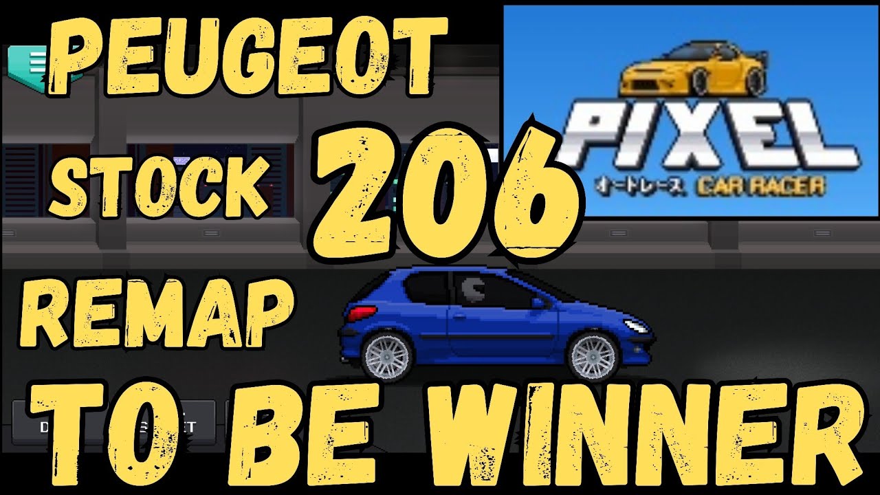 Peugeot 206 Pixel Car Racer YouTube peugeot-206-pixel-car-racer-youtube