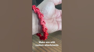 Adjustable bracelet #3dprinting #tinkercad #bracelet