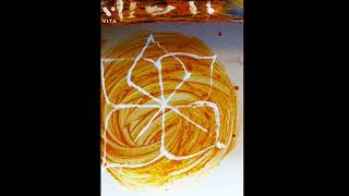 ashta dala padma... everyday rangoli infront of tulasi