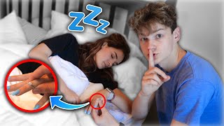 HIDING Her Engagement Ring While Shes Asleep