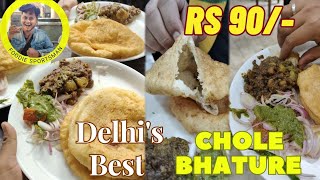 ?दिल्ली का सबसे अच्छा छोले भटूरे| Delhi Ke Mashoor Radhey Shyam Ke Chole Bhature, Indian Street Food