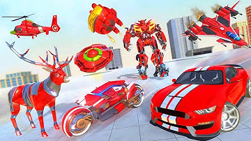 Grand Multi Robot Transform Jet War: Multiple Robot Transformation Game 21 - Android Gameplay