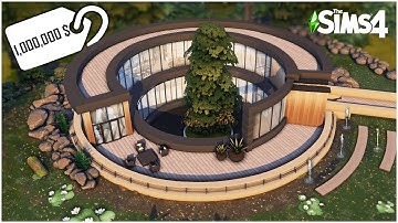 Round UNDERGROUND Mansion [No CC] - Sims 4 Speed Build | Kate Emerald