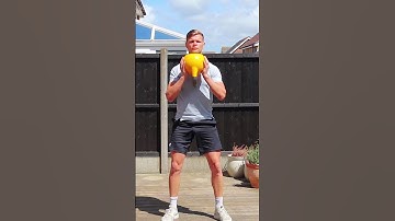 Goblet Squat Kettlebell exercise #shorts