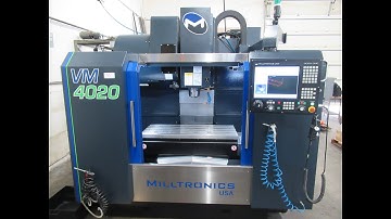 Milltronics VM4020 CNC Vertical Machining Center, Milltronics 9000 CNC Control, 10,000 RPM, CAT 40