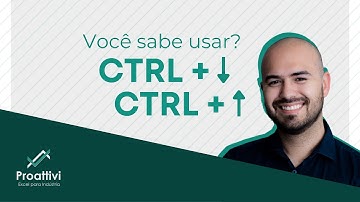 Atalhos INCRÍVEIS - CTRL + SETAS  #excel