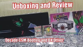 Kamen rider Decade CSM Bootleg and DX driver , unboxing and review.  #kamenrider