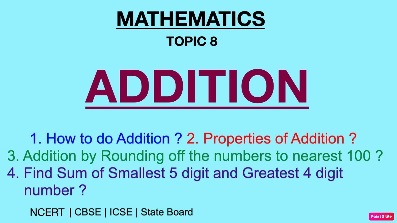 Learn ADDITION PROPERTIES OF ADDITION Grade 1 10 How To Teach Kids Learn ADDITION PROPERTIES OF ADDITION Grade 1 10 How To Teach Kids