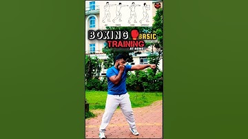 Jab Cross Hook Uppercut 💥 Boxing Basics At Home Training | Fitness Shorts