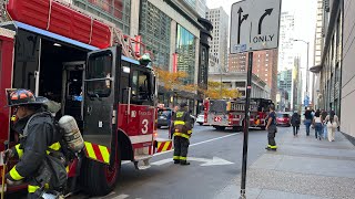 *MAJOR AIR HORN* Chicago Fire Department Engine 42 truck 3 responding