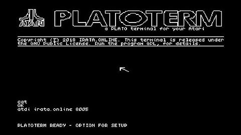 PLATOTerm for Atari computers
