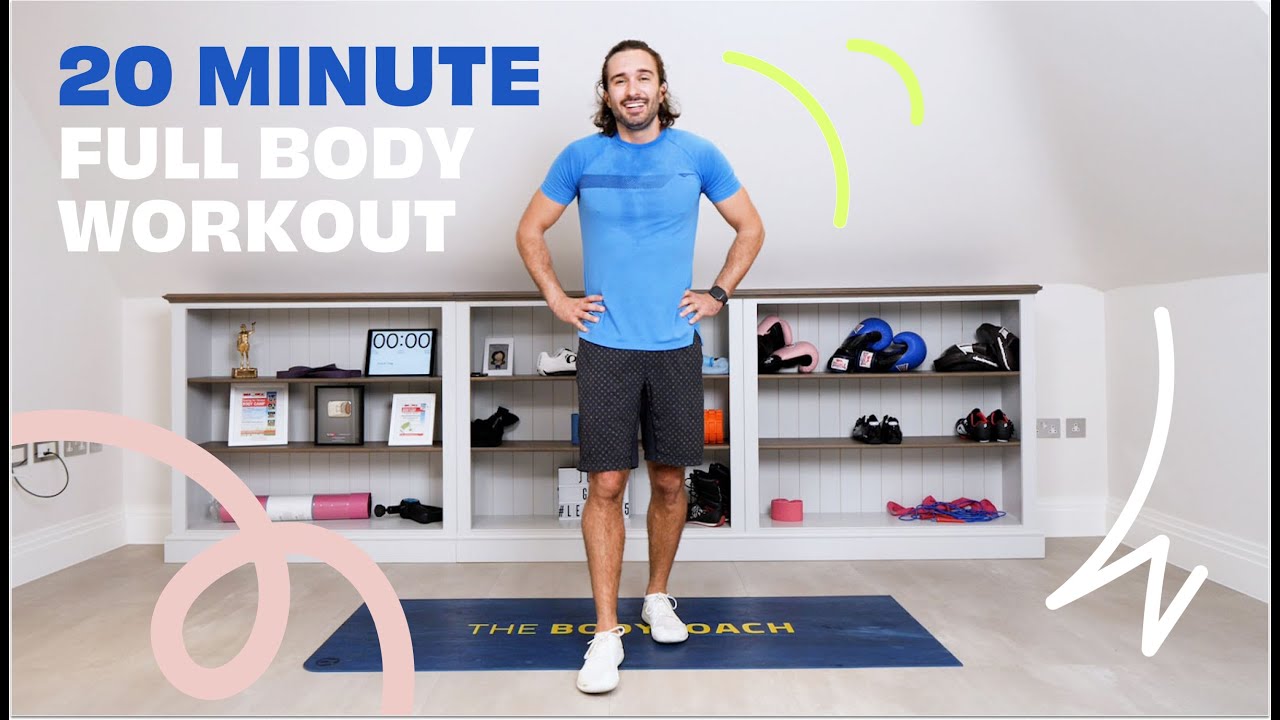 20 Minute Full Body Workout - No Equipment Needed | The Body Coach TV -  YouTube