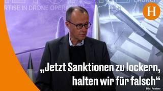 Merz kritisiert Lockerung der US‑Sanktionen gegen Russland