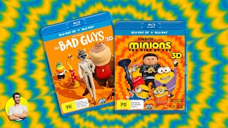 The Bad Guys &amp; Minions: Rise of Gru NEW 3D Blu-ray Releases!