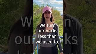 Modern life reduces a lot of natural neck rotation. Gentle movement helps restore it.