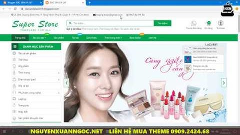 Làm website bán hàng đặc sản - Bài 1 Tạo và cài đặt giao diện website bán hàng