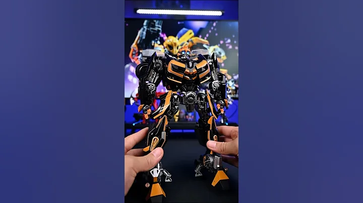 Transformer BLACK BEE WARRIOR 😍😍 #transformation #transformers #optimus #optimusprime #bumblebee