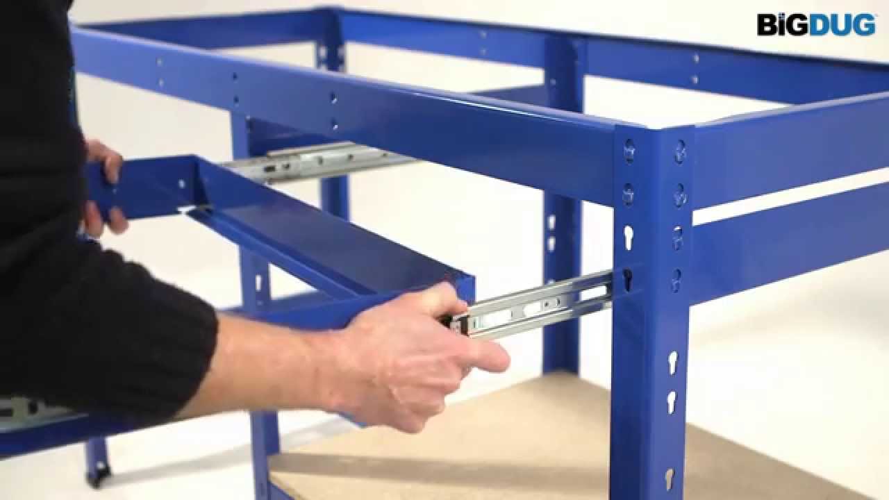 Bigdug Big800 Workbench Drawer Assembly Youtube