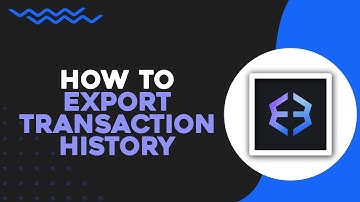 How To Export Transaction History from Exodus (Quick Tutorial)