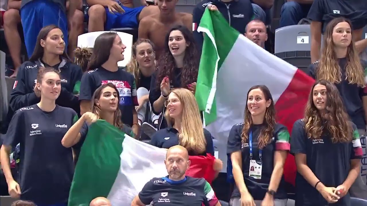 THOMAS CECCON Eurojunior  2019   50 backstroke final 25.24  GOLD