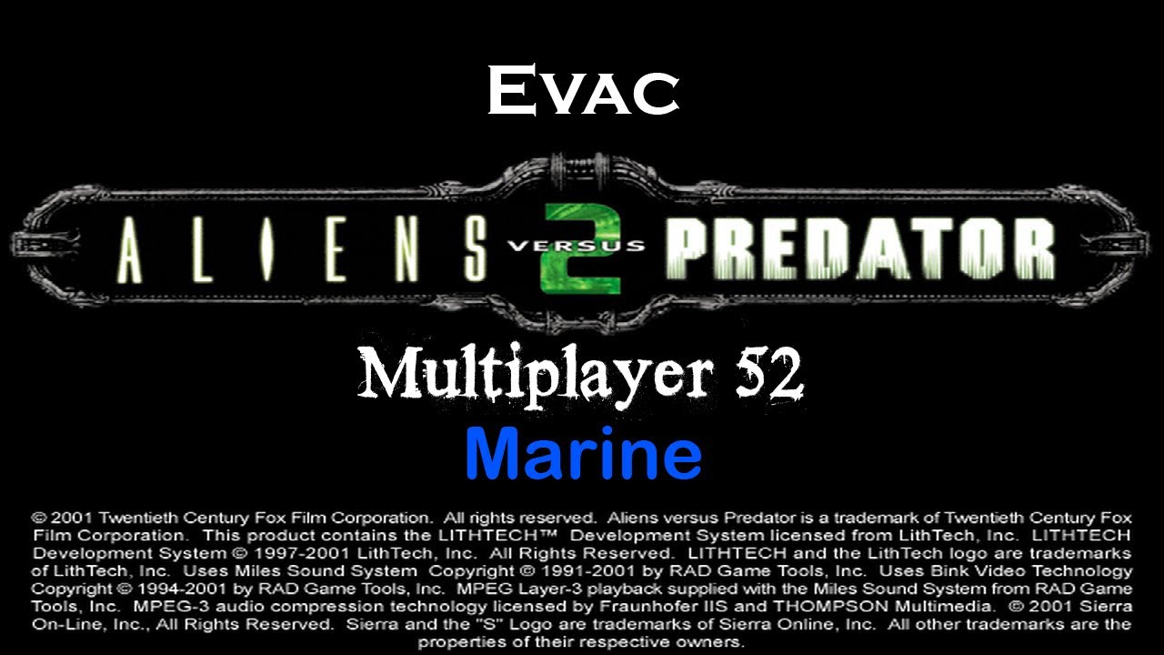 Aliens vs. Predator 2 (2001) - Multiplayer 52 - 1080p 60FPS - YouTube