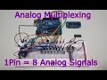 Ep.54 Analog Input Multiplexing with the 74HC4051 - 8 Sensors on 1 Pin