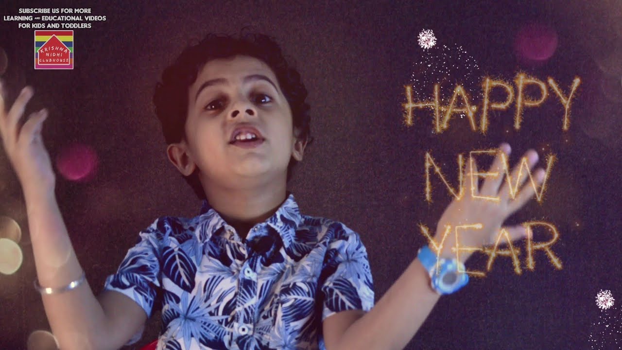 New Year Action Song | happy new year poem | New Year Song 2021 for Kids |