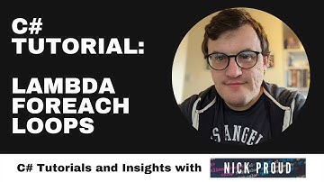 C# Tutorial - Using the ForEach Method with Lambda Expressions