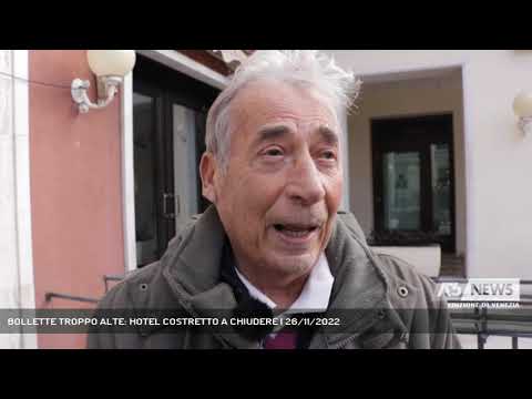 BOLLETTE TROPPO ALTE: HOTEL COSTRETTO A CHIUDERE | 26/11/2022