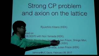 Ryuichiro Kitano: Strong CP Problem and axion on the lattice