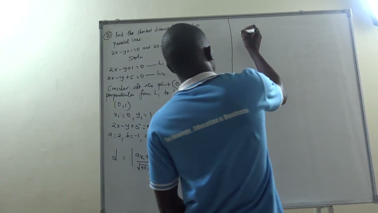 ⁣SHORTEST DISTANCE OF A POINT FROM A GIVEN LINE (2) COORDINATE GEOMETRY