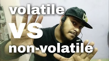 Volatile vs non volatile memory | Explained | HINDI