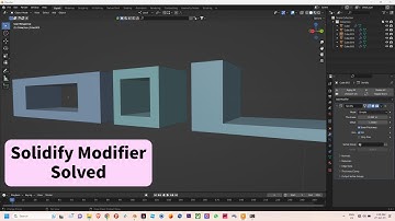 facing issues while using solidify modifier , solved