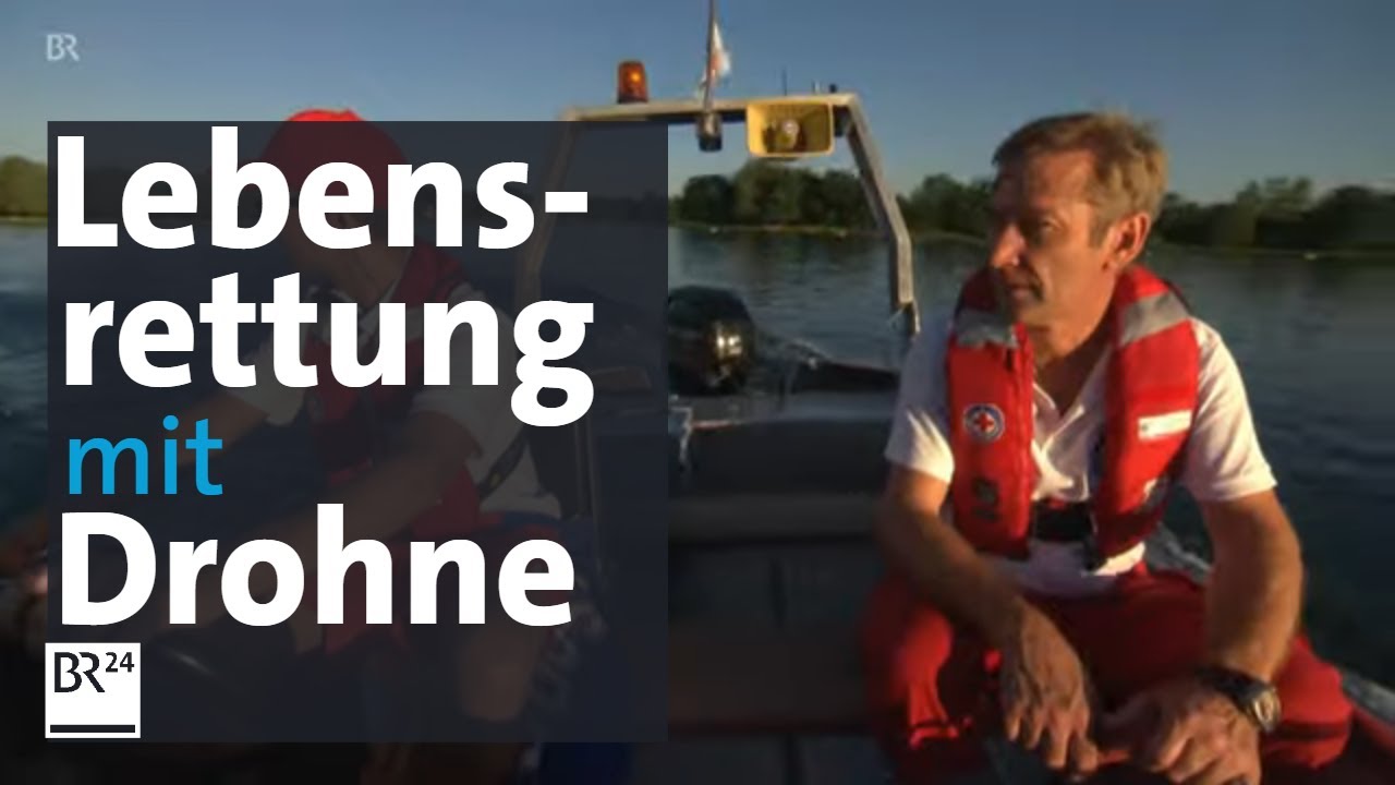 Wasserwacht: Drohnen sollen bei der Rettung Ertrinkender helfen | BR24