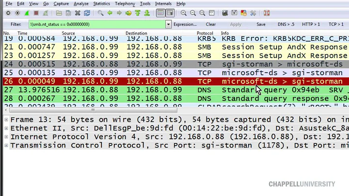 Detect SMB/SMB2 Errors with Wireshark